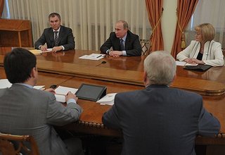 Встреча с руководством партии «Единая Россия»