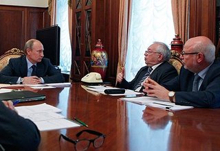 Встреча с Михаилом Федотовым, Владимиром Лукиным и Борисом Титовым