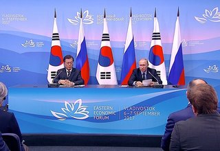 Заявления для прессы по итогам переговоров с Президентом Республики Корея Мун Чжэ Ином