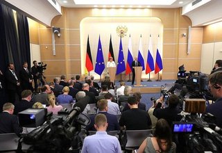 Совместная пресс-конференция с Канцлером ФРГ Ангелой Меркель