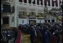 Выступление на церемонии открытия после реставрации Новосибирского государственного академического театра оперы и балета