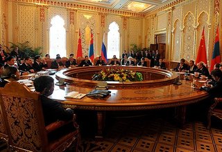 Переговоры с Председателем КНР Си Цзиньпином и Президентом Монголии Цахиагийн Элбэгдоржем
