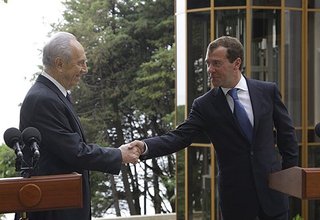 Заявления для прессы по итогам переговоров с Президентом Израиля Шимоном Пересом