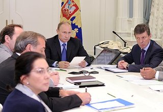 Выступление на совещании по ликвидации последствий паводков в Поволжье, на Урале и Дальнем Востоке