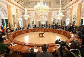 Встреча с главами делегаций африканских государств