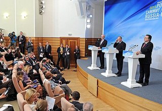 Пресс-конференция по итогам встречи на высшем уровне Россия – Европейский союз