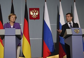 Совместная пресс-конференция с Федеральным канцлером Германии Ангелой Меркель по итогам российско-германских переговоров