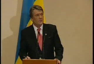Пресс-конференция по итогам встречи с Президентом Украины Виктором Ющенко
