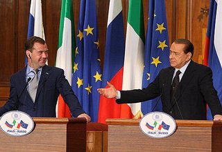 Совместная пресс-конференция по итогам российско-итальянских переговоров