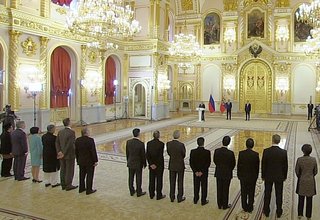 Вручение верительных грамот Президенту России
