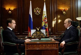 Рабочая встреча с Председателем Правительства Владимиром Путиным