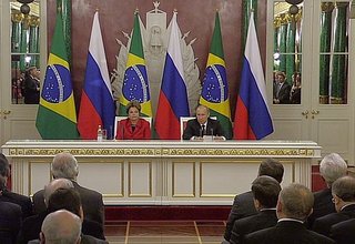 Заявления для прессы по итогам российско-бразильских переговоров