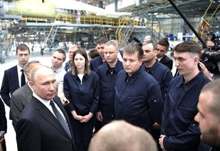 Беседа с работниками Казанского авиационного завода имени С.П.Горбунова