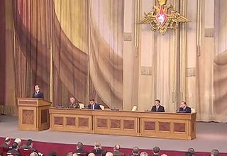 Вступительное слово на расширенном заседании коллегии Министерства обороны России