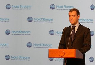 Выступление на церемонии начала строительства газопровода «Северный поток»