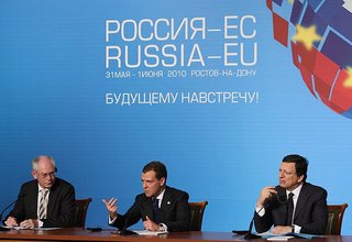 Пресс-конференция по итогам саммита Россия–Евросоюз