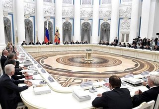 Совместное заседание Совета по развитию физической культуры и спорта и наблюдательного совета оргкомитета «Россия 2018»