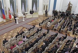В Кремле вручены государственные награды Российской Федерации