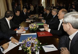 Встреча с руководителями политических партий, представленных в Государственной Думе