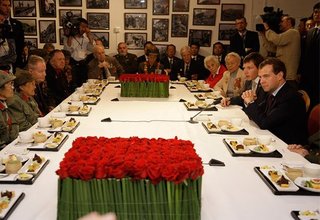Выступление на встрече с российскими и китайскими ветеранами Второй мировой войны