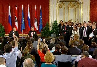 Пресс-конференция по итогам российско-австрийских переговоров