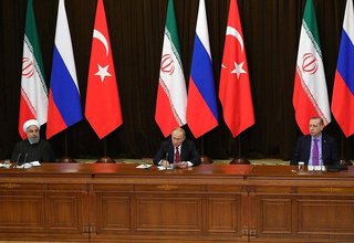 Press statements following meeting with President of Iran Hassan Rouhani and President of Turkey Recep Tayyip Erdogan