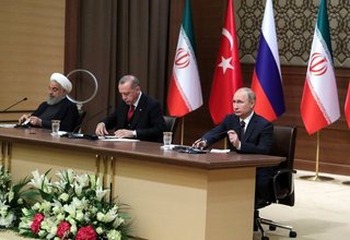 Пресс-конференция по итогам встречи президентов России, Турции и Ирана