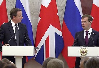 News conference following Russian-British talks