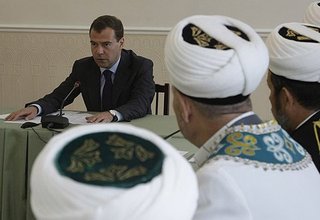 Вступительное слово на встрече с духовными лидерами мусульман России