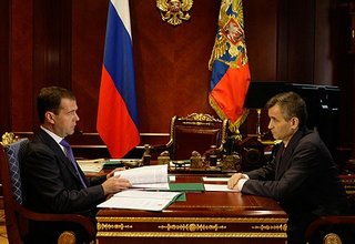 Рабочая встреча с Министром внутренних дел Рашидом Нургалиевым