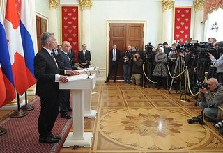 Заявления для прессы и ответы на вопросы журналистов по итогам встречи с Президентом Швейцарии, действующим председателем ОБСЕ Дидье Буркхальтером