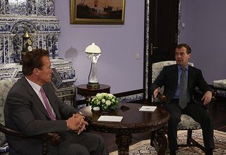 Meeting with Governor of California Arnold Schwarzenegger