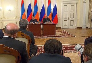 Заявления для прессы по итогам российско-армянских переговоров
