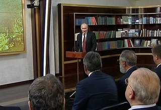 Выступление на церемонии открытия штаб-квартиры Русского географического общества в Москве