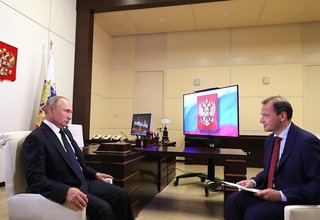 Interview with Rossiya TV channel