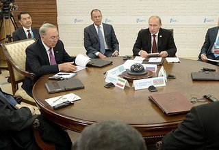 Выступление на встрече глав государств – участников IV Каспийского саммита в узком составе