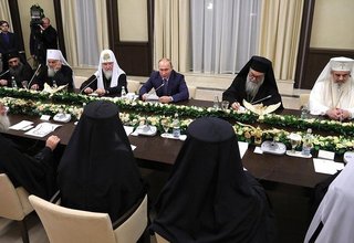 Встреча с главами делегаций поместных православных церквей
