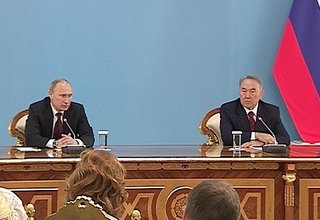 Заявления для прессы по итогам российско-казахстанских переговоров