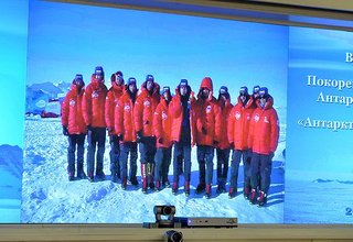 Телемост с российской экспедицией в Антарктиде