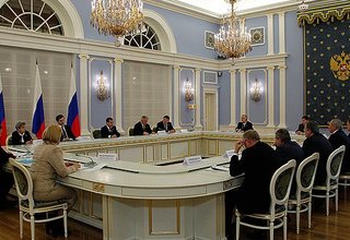 Выступление на встрече с руководителями профсоюзных организаций России