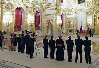 Выступление на церемонии вручения верительных грамот послами иностранных государств