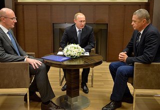 Встреча с Александром Медведевым и Дмитрием Чернышенко