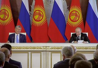 Заявления для прессы по итогам российско-киргизских переговоров в расширенном составе