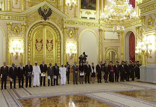Presentation of foreign ambassadors’ letters of credence