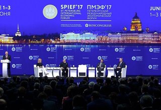 St Petersburg International Economic Forum plenary meeting