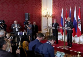 Пресс-конференция с Федеральным президентом Австрии Александром Ван дер Белленом